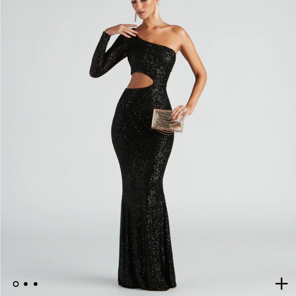 Emmie Formal Sequin One-Shoulder Dress